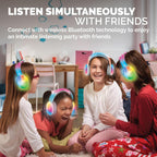 Brookstone Auriculares Inalámbricos con Luces LED Multicolor